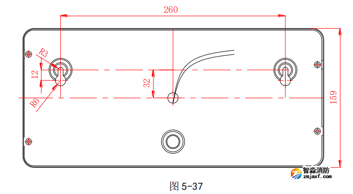 海灣GST-LD-8335H手動自動狀態指示燈安裝圖